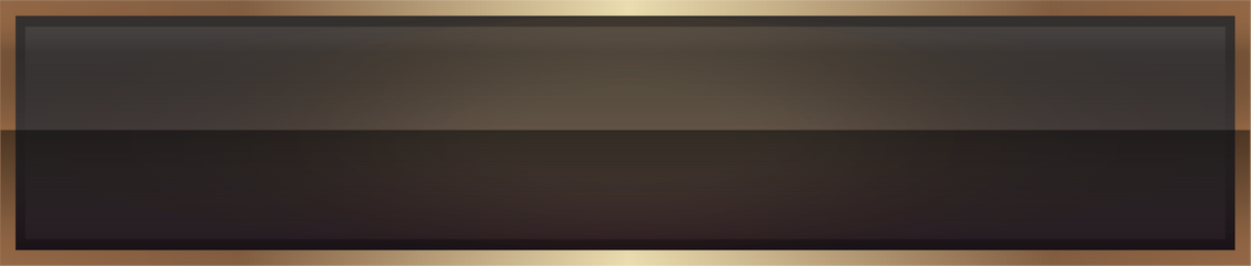 Empty button in medieval style for ui design, Classic bar and frame user interface elements with golden border.